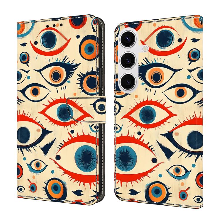 Custodia per telefono in ecopelle con effetto cristallo., For Galaxy S25+ 5G