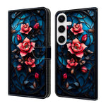 Custodia per telefono in ecopelle con effetto cristallo., For Galaxy S25+ 5G