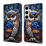 Custodia per telefono in ecopelle con effetto cristallo., For Galaxy S25+ 5G