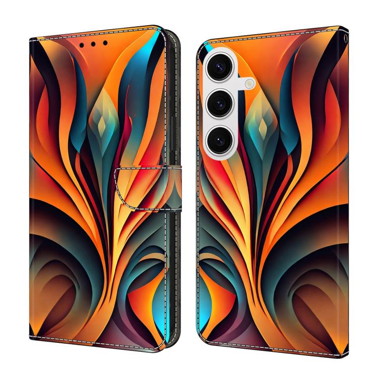 Custodia per telefono in ecopelle con effetto cristallo., For Galaxy S25+ 5G