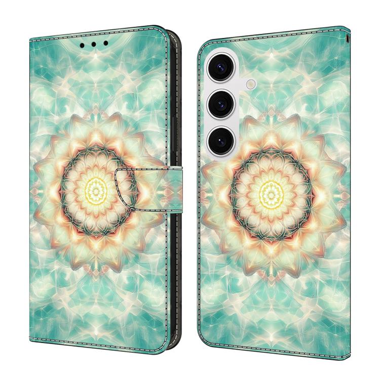 Custodia per telefono in ecopelle con effetto cristallo., For Galaxy S25+ 5G