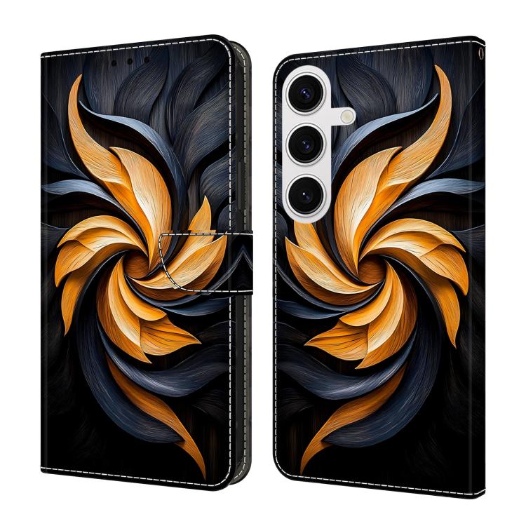 Custodia per telefono in ecopelle con effetto cristallo., For Galaxy S25+ 5G