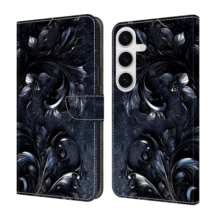 Custodia per telefono in ecopelle con effetto cristallo., For Galaxy S25+ 5G