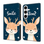 Custodia per telefono in ecopelle con effetto cristallo., For Galaxy S25+ 5G