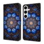 Custodia per telefono in ecopelle con effetto cristallo., For Galaxy S24 FE 5G