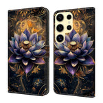 Custodia per telefono in ecopelle con effetto cristallo., For Galaxy S25 Ultra 5G