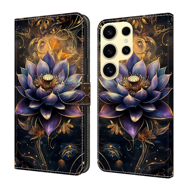 Custodia per telefono in ecopelle con effetto cristallo., For Galaxy S25 Ultra 5G