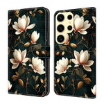 Custodia per telefono in ecopelle con effetto cristallo., For Galaxy S25 Ultra 5G