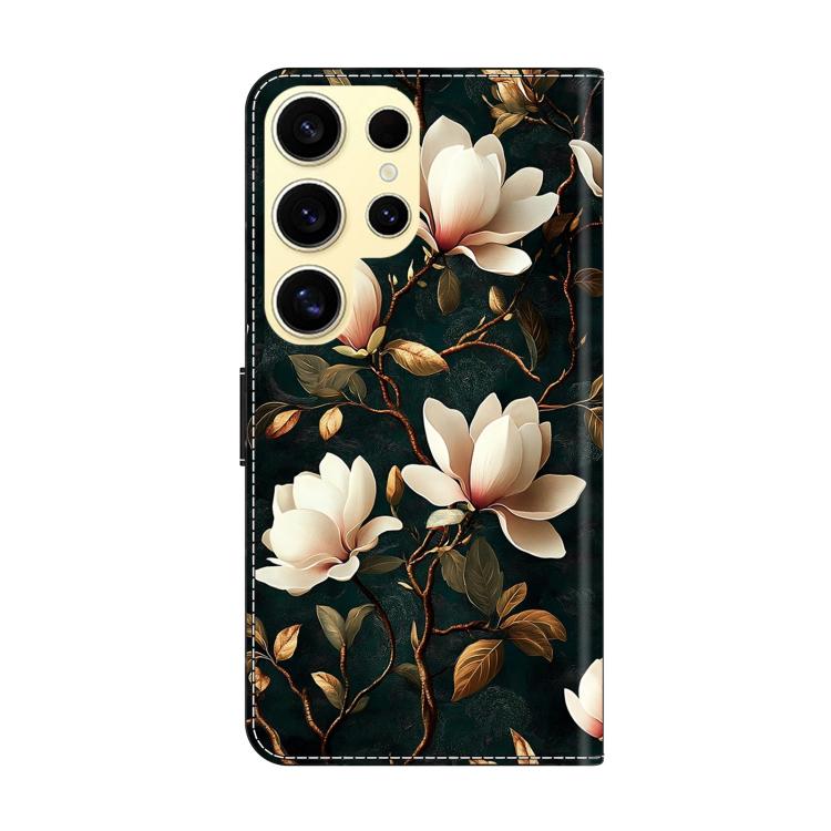 Custodia per telefono in ecopelle con effetto cristallo., For Galaxy S25 Ultra 5G