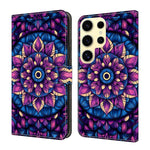 Custodia per telefono in ecopelle con effetto cristallo., For Galaxy S25 Ultra 5G
