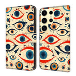 Custodia per telefono in ecopelle con effetto cristallo., For Galaxy S25 Ultra 5G