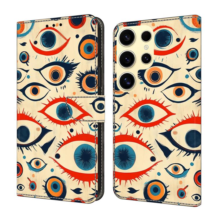 Custodia per telefono in ecopelle con effetto cristallo., For Galaxy S25 Ultra 5G