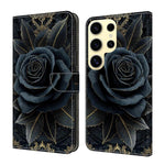 Custodia per telefono in ecopelle con effetto cristallo., For Galaxy S25 Ultra 5G