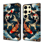 Custodia per telefono in ecopelle con effetto cristallo., For Galaxy S25 Ultra 5G