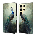 Custodia per telefono in ecopelle con effetto cristallo., For Galaxy S25 Ultra 5G