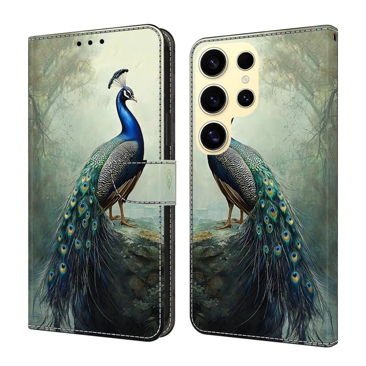 Custodia per telefono in ecopelle con effetto cristallo., For Galaxy S25 Ultra 5G