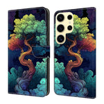 Custodia per telefono in ecopelle con effetto cristallo., For Galaxy S25 Ultra 5G