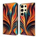 Custodia per telefono in ecopelle con effetto cristallo., For Galaxy S25 Ultra 5G