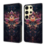 Custodia per telefono in ecopelle con effetto cristallo., For Galaxy S25 Ultra 5G