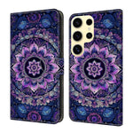 Custodia per telefono in ecopelle con effetto cristallo., For Galaxy S25 Ultra 5G