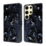 Custodia per telefono in ecopelle con effetto cristallo., For Galaxy S25 Ultra 5G