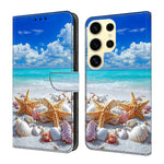 Custodia per telefono in ecopelle con effetto cristallo., For Galaxy S25 Ultra 5G