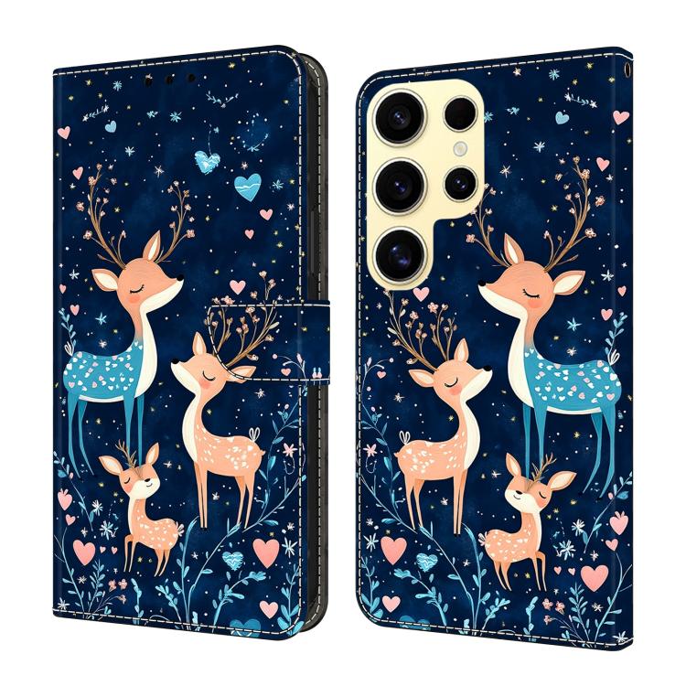 Custodia per telefono in ecopelle con effetto cristallo., For Galaxy S25 Ultra 5G