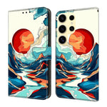 Custodia per telefono in ecopelle con effetto cristallo., For Galaxy S25 Ultra 5G