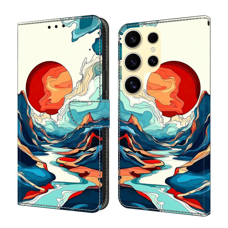 Custodia per telefono in ecopelle con effetto cristallo., For Galaxy S25 Ultra 5G
