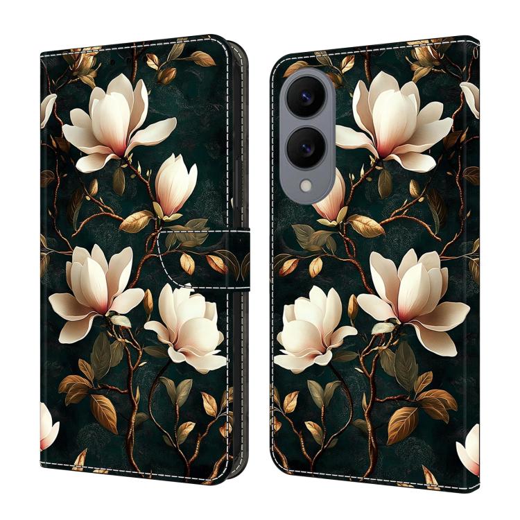 Custodia per telefono in ecopelle con effetto cristallo., For Galaxy S25 Edge 5G