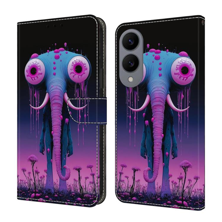 Custodia per telefono in ecopelle con effetto cristallo., For Galaxy S25 Edge 5G