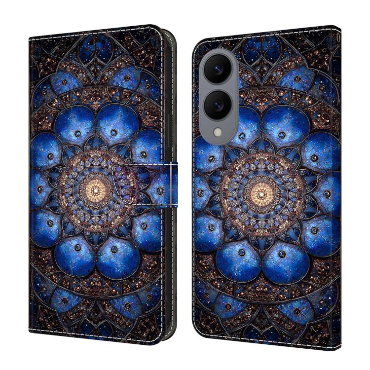Custodia per telefono in ecopelle con effetto cristallo., For Galaxy S25 Edge 5G