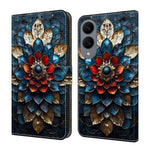 Custodia per telefono in ecopelle con effetto cristallo., For Galaxy S25 Edge 5G
