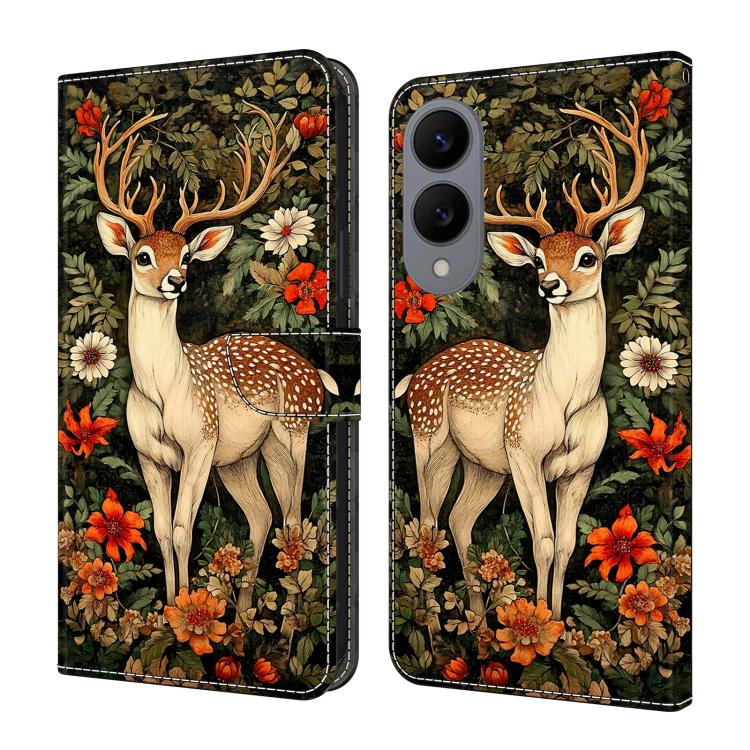 Custodia per telefono in ecopelle con effetto cristallo., For Galaxy S25 Edge 5G