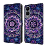 Custodia per telefono in ecopelle con effetto cristallo., For Galaxy S25 Edge 5G