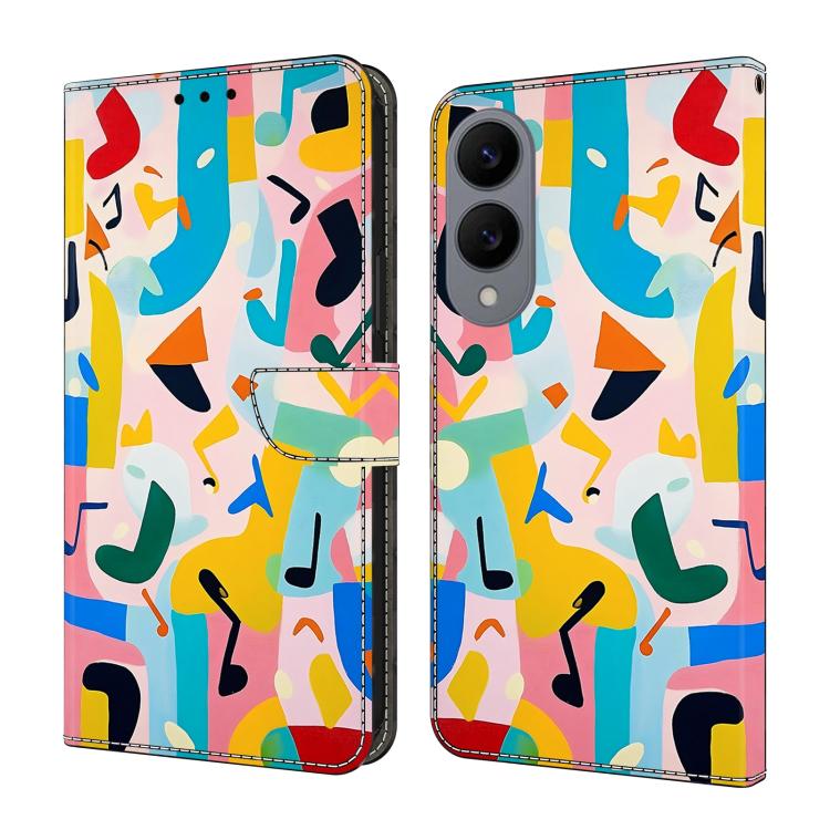Custodia per telefono in ecopelle con effetto cristallo., For Galaxy S25 Edge 5G
