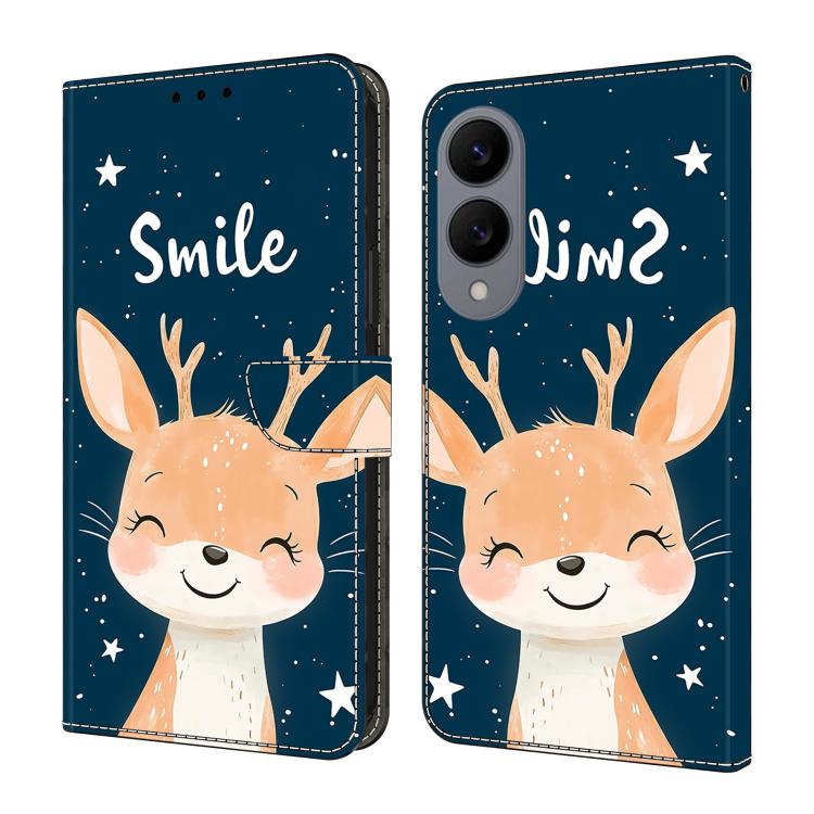 Custodia per telefono in ecopelle con effetto cristallo., For Galaxy S25 Edge 5G