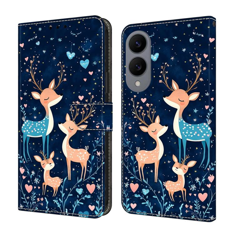 Custodia per telefono in ecopelle con effetto cristallo., For Galaxy S25 Edge 5G