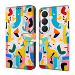 Custodia per telefono in ecopelle con effetto cristallo., For Galaxy S26+ 5G