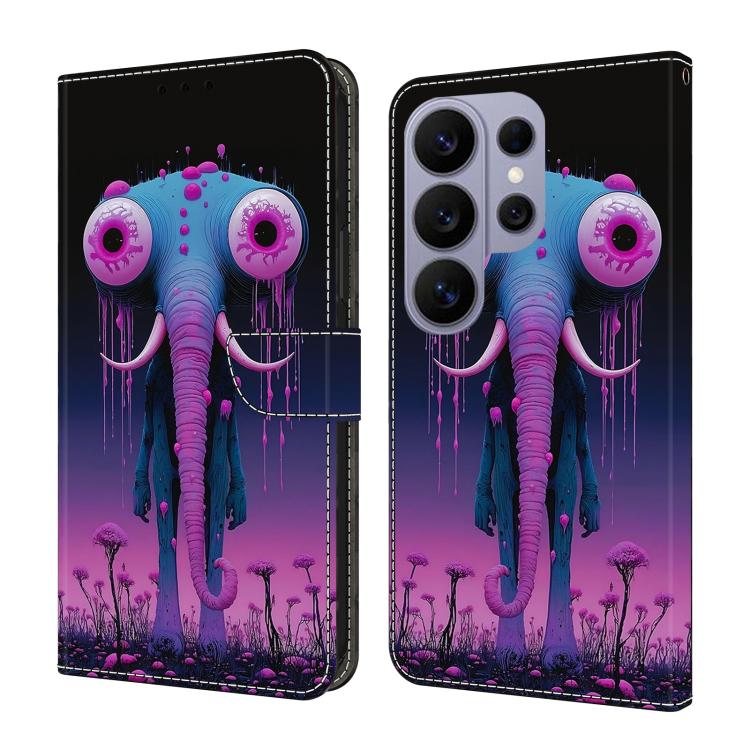 Custodia per telefono in ecopelle con effetto cristallo., For Galaxy S26 Ultra 5G