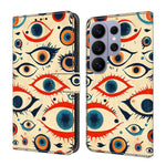 Custodia per telefono in ecopelle con effetto cristallo., For Galaxy S26 Ultra 5G