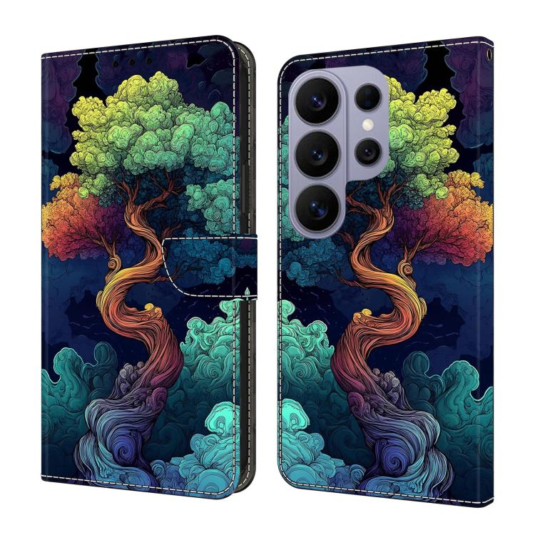 Custodia per telefono in ecopelle con effetto cristallo., For Galaxy S26 Ultra 5G