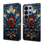 Custodia per telefono in ecopelle con effetto cristallo., For Galaxy S26 Ultra 5G