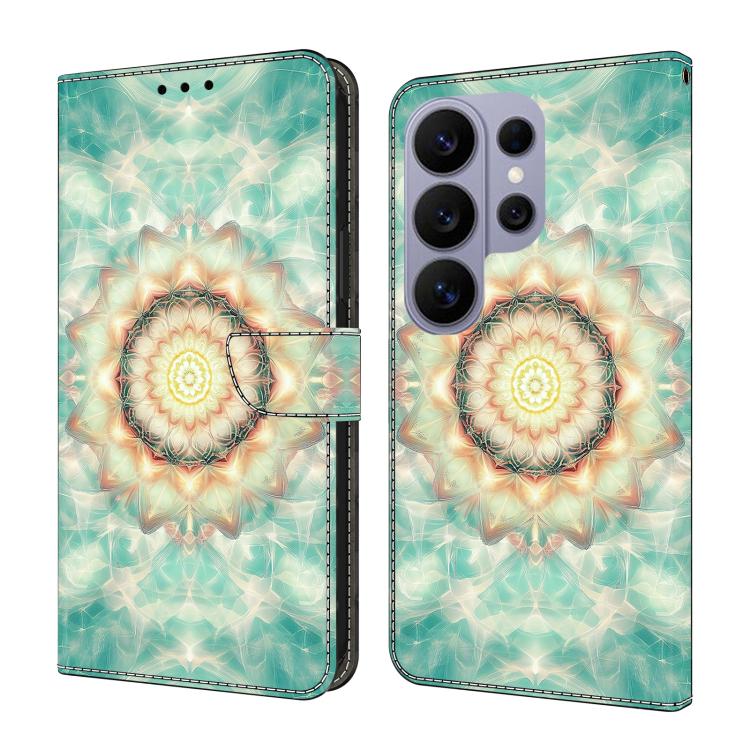 Custodia per telefono in ecopelle con effetto cristallo., For Galaxy S26 Ultra 5G