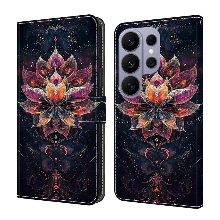 Custodia per telefono in ecopelle con effetto cristallo., For Galaxy S26 Ultra 5G