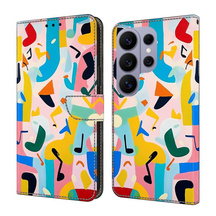 Custodia per telefono in ecopelle con effetto cristallo., For Galaxy S26 Ultra 5G