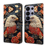 Custodia per telefono in ecopelle con effetto cristallo., For Galaxy S26 Ultra 5G