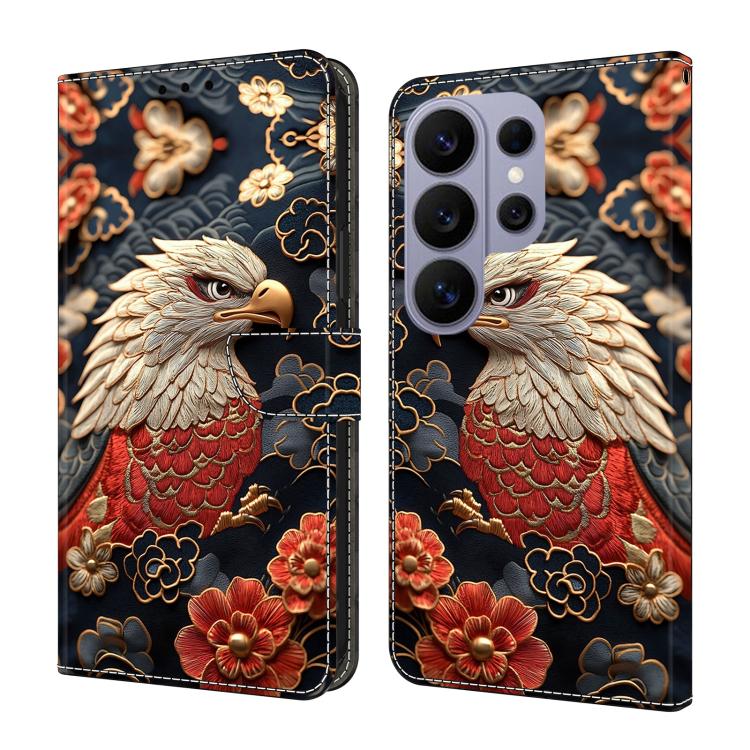 Custodia per telefono in ecopelle con effetto cristallo., For Galaxy S26 Ultra 5G