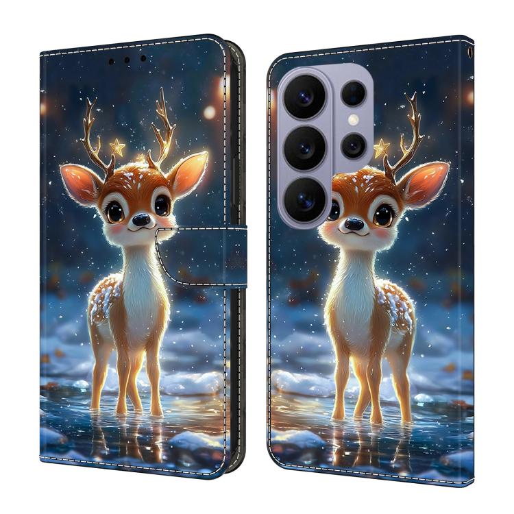 Custodia per telefono in ecopelle con effetto cristallo., For Galaxy S26 Ultra 5G