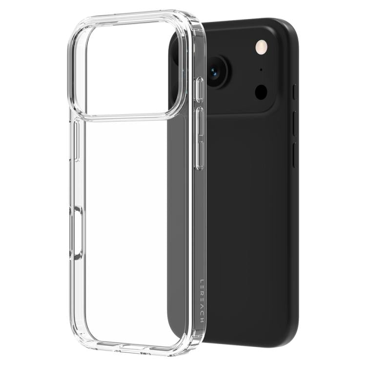 Custodia per telefono antiurto LeReach TOC Clear Series a doppio composito in TPU + acrilico., For iPhone 17 Pro Max, For iPhone 17 Pro, For iPhone 17, For iPhone Air